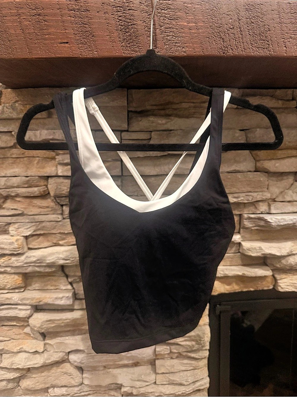 Hollister Black & White Tank Top